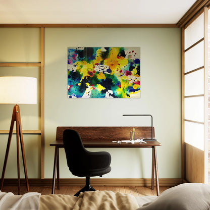 Tokyo - Sam Francis Brushed Aluminum Print - 70x100 cm / 28x40 inches | Sam Francis Aluminum Print | Sam Francis Prints