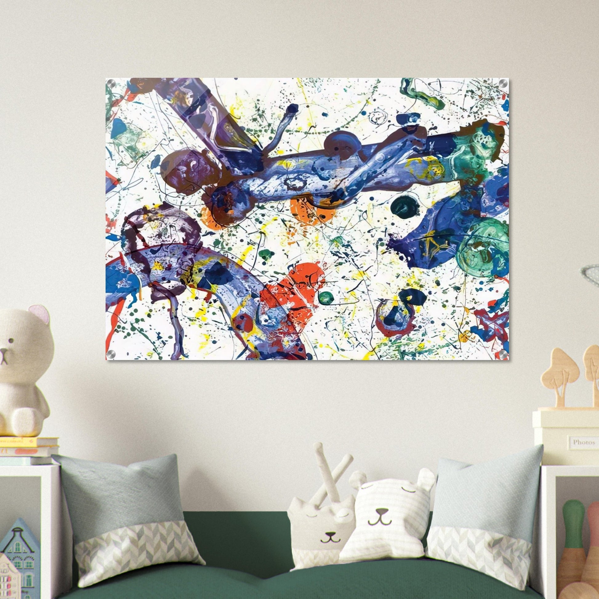 King Corpse  SFS-288  - Sam Francis Acrylic Print - 70x100 cm / 28x40″ inches