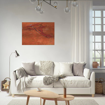 AUGUST 17TH 1998 - Susan Rothenberg Brushed Aluminum Print - 70x100 cm / 28x40 inches | Susan Rothenberg Aluminum Print | Susan Rothenberg Prints