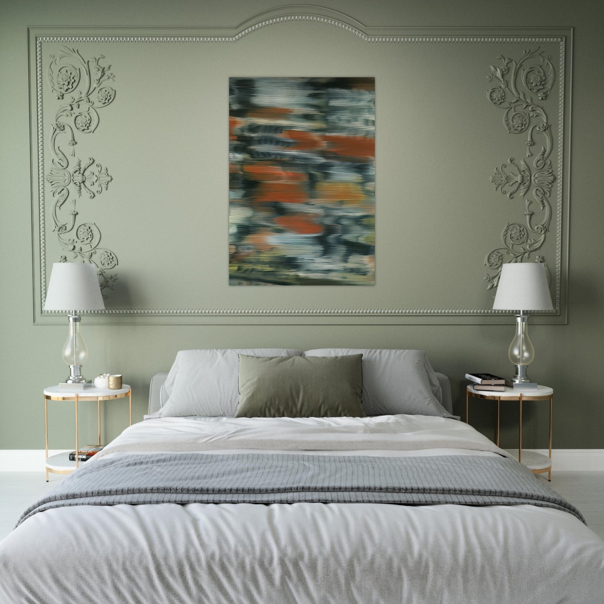 TOWNSCAPE PX 1968 - Gerhard Richter Brushed Aluminum Print - 70x100 cm / 28x40 inches | Gerhard Richter Aluminum Print | Gerhard Richter Prints
