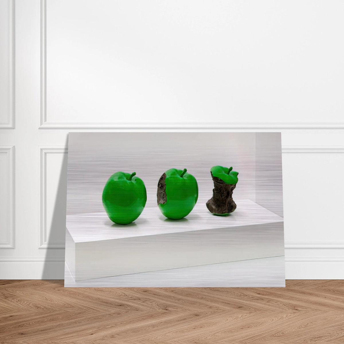 2 Minutes, 33 Seconds - 1990 - Billy Apple Brushed Aluminum Print - 70x100 cm / 28x40 inches | Billy Apple Aluminum Print | Billy Apple Prints