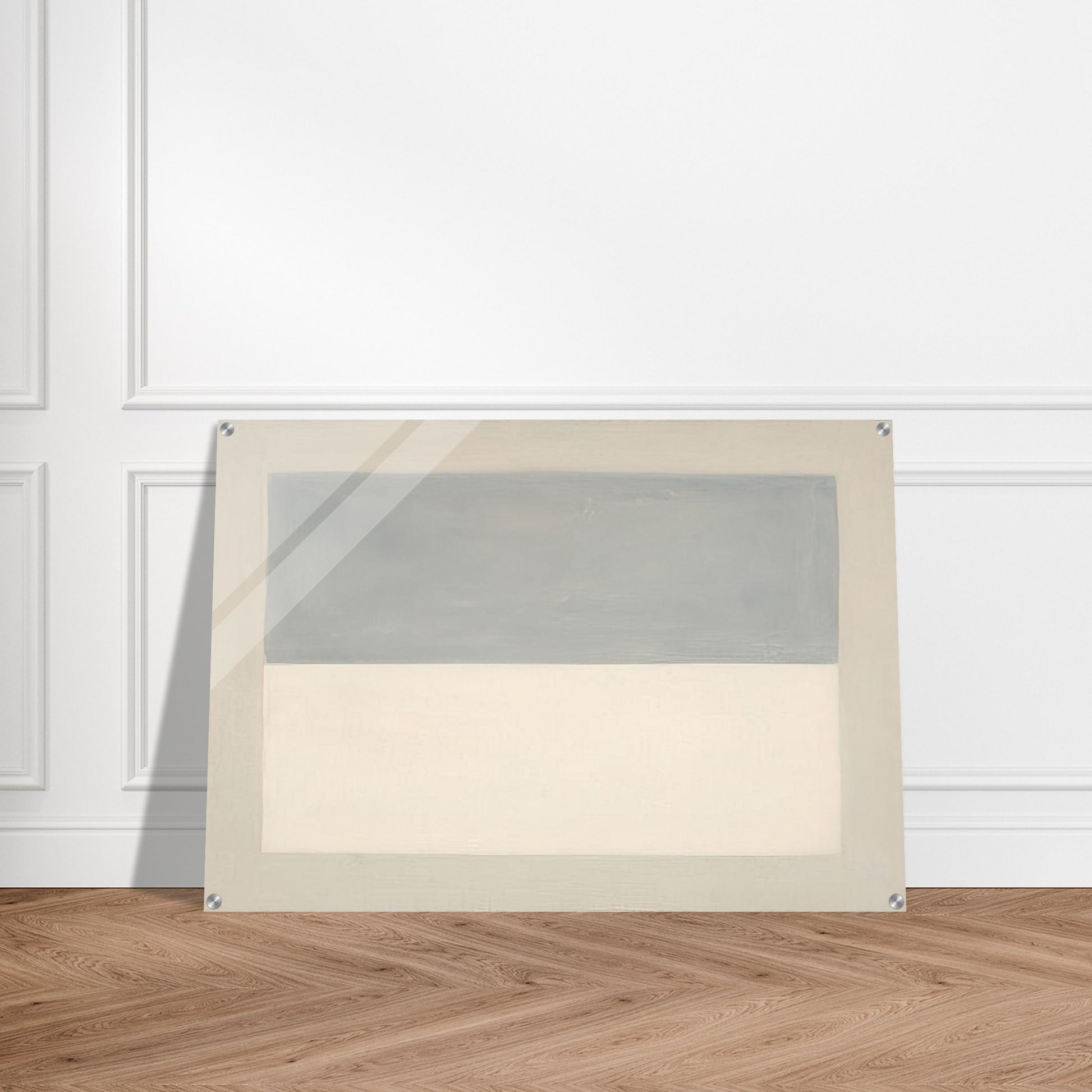 Rain  Study  - Agnes Martin Acrylic Print - 70x100 cm / 28x40″ inches