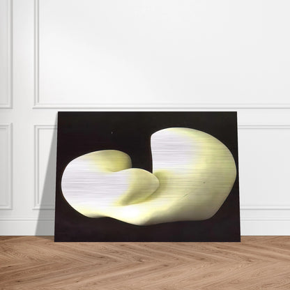 Human Concretion - Jean Arp Brushed Aluminum Print - 70x100 cm / 28x40 inches | Jean Arp Aluminum Print | Jean Arp Prints