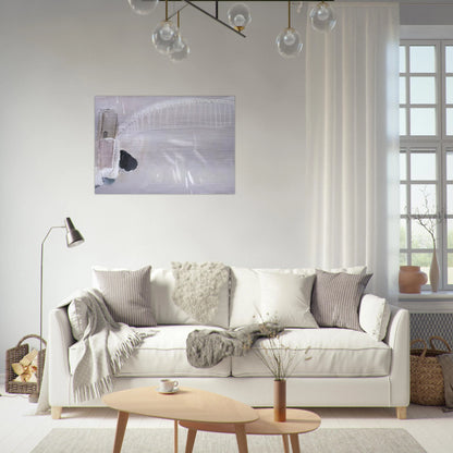 Lavender Bay in the Rain - Neo-Expressionism - Brett Whiteley Brushed Aluminum Print - 70x100 cm / 28x40 inches | Brett Whiteley Aluminum Print | Brett Whiteley Prints