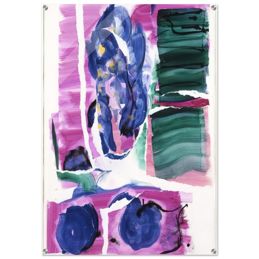 VARIATIONS I ON CLARKS COVE 1962 - Grace Hartigan Acrylic Print - 70x100 cm / 28x40″ inches | Grace Hartigan Wall Art | Grace Hartigan Prints