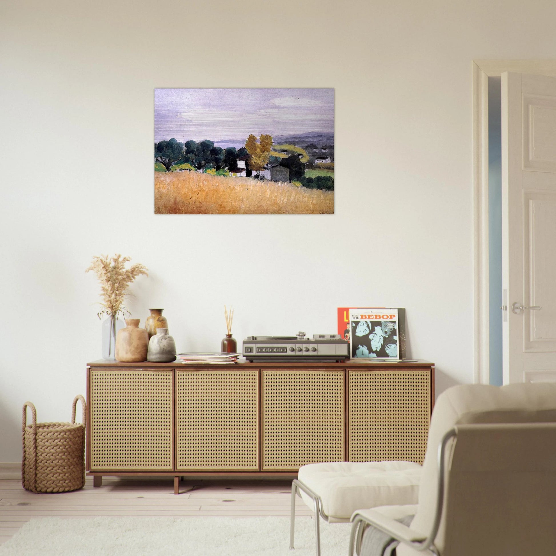 AUTUMN IN CAGNES 1918 - Henri Matisse Brushed Aluminum Print - 70x100 cm / 28x40 inches | Henri Matisse Aluminum Print | Henri Matisse Prints