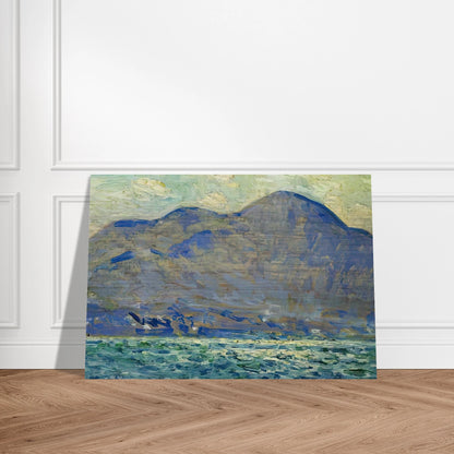 Mt. Beacon at Newburgh - Childe Hassam Brushed Aluminum Print - 70x100 cm / 28x40 inches | Childe Hassam Aluminum Print | Childe Hassam Prints