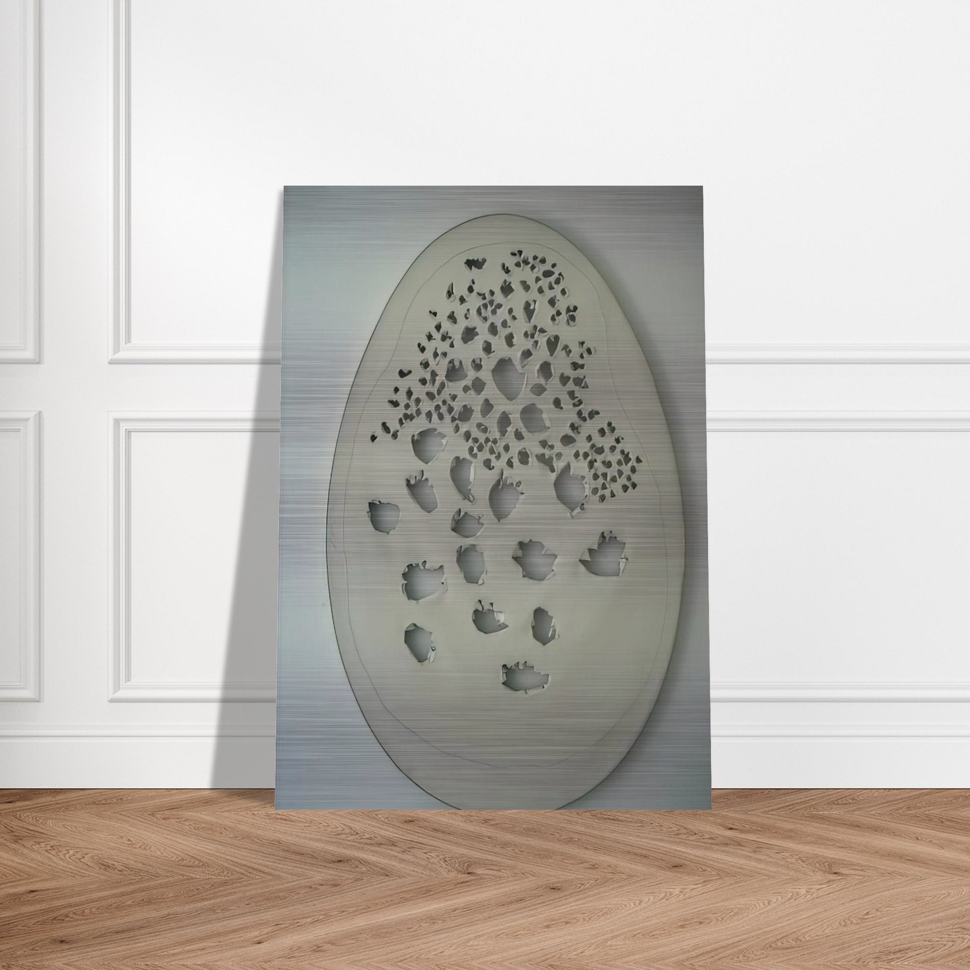 Concept Spatiale - 1963 - Lucio Fontana Brushed Aluminum Print - 70x100 cm / 28x40 inches | Lucio Fontana Aluminum Print | Lucio Fontana Prints