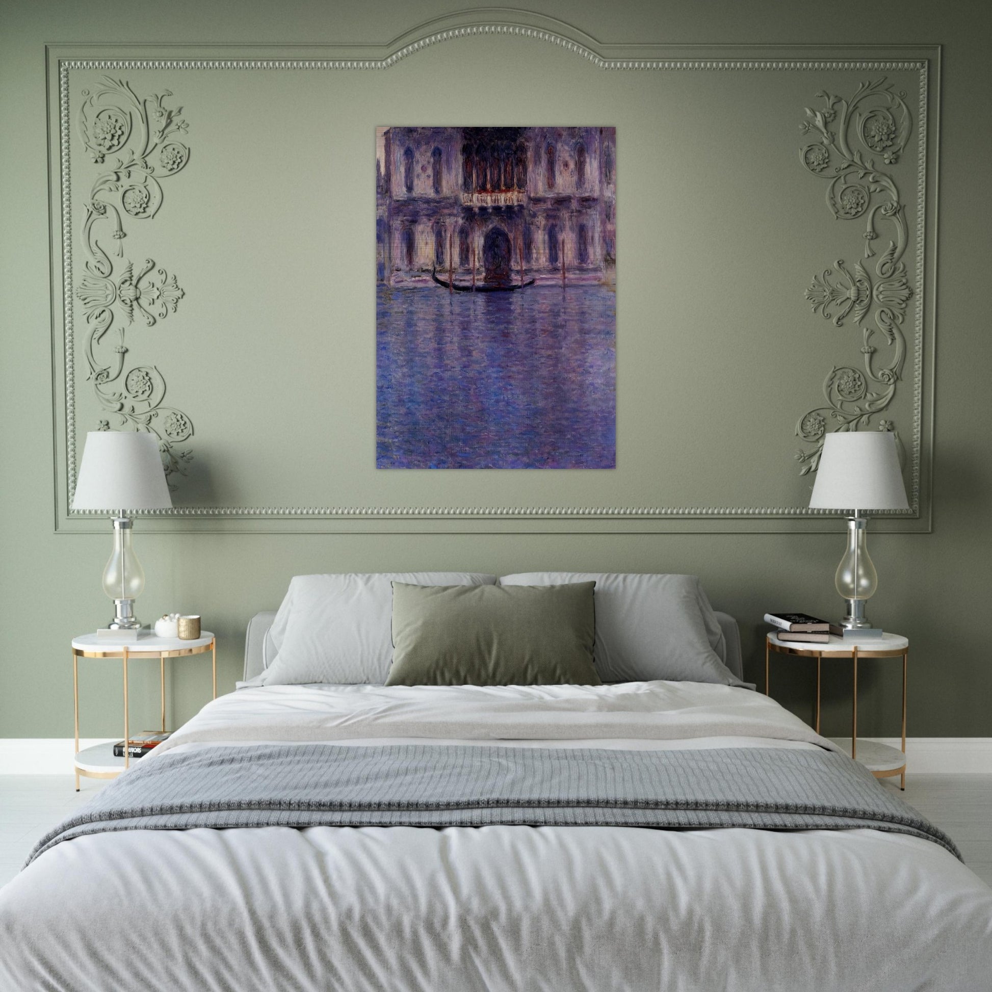 Palazzo Contarini 2 - claude monet Brushed Aluminum Print - 70x100 cm / 28x40 inches | claude monet Aluminum Print | claude monet Prints