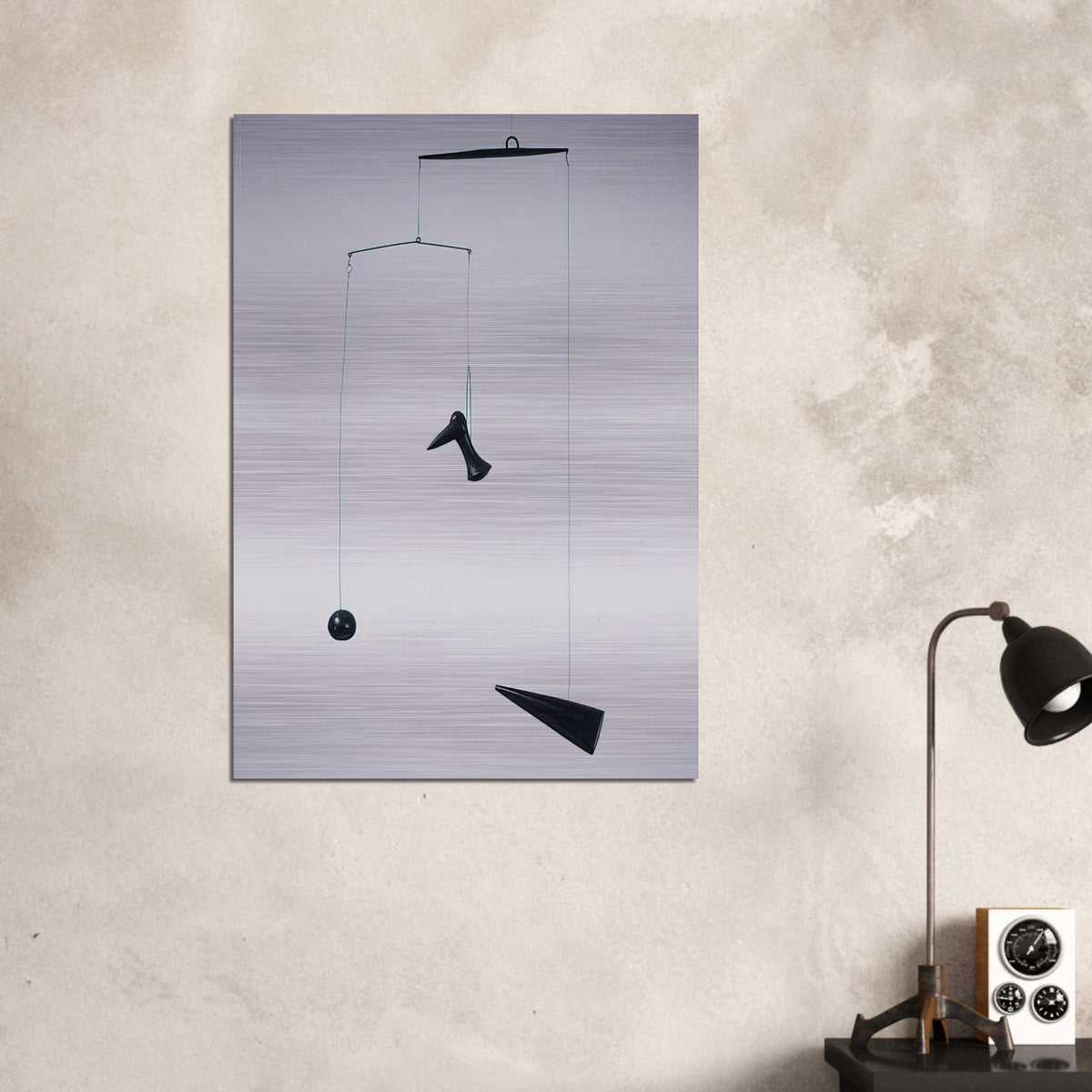 CONE DEBENE 1933 - Alexander Calder Brushed Aluminum Print - 70x100 cm / 28x40 inches | Alexander Calder Aluminum Print | Alexander Calder Prints