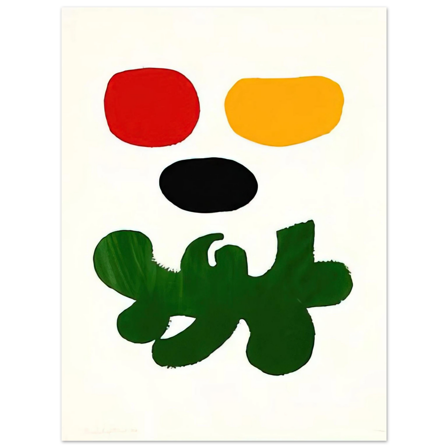 Adolph Gottlieb - Levitation - 1969  75x100 cm / 30x40inches Fine Art Poster