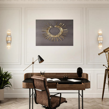 NECKLACE 1937 - Alexander Calder Brushed Aluminum Print - 70x100 cm / 28x40 inches | Alexander Calder Aluminum Print | Alexander Calder Prints
