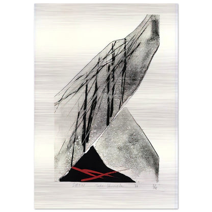 Snow - 1982 - Toko Shinoda Brushed Aluminum Print - 70x100 cm / 28x40 inches | Toko Shinoda Aluminum Print | Toko Shinoda Prints