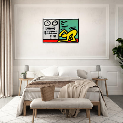 POP SHOP III 1989 - Keith Haring Acrylic Print - 70x100 cm / 28x40″ inches | Keith Haring Wall Art | Keith Haring Prints