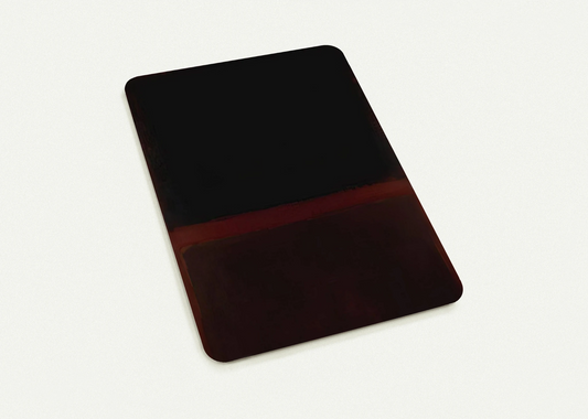 Black on Dark Sienna on Purple - 1960 By Mark Rothko Pack of 10 Post Cards | Mark Rothko Post Cards | A6 (10.5 x 14.8 cm) - 4.1 x 5.8 inches
