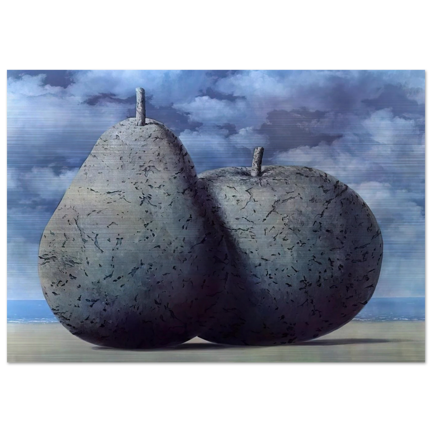 MEMORY OF A VOYAGE 1952 - Rene Magritte Brushed Aluminum Print - 70x100 cm / 28x40 inches | Rene Magritte Aluminum Print | Rene Magritte Prints
