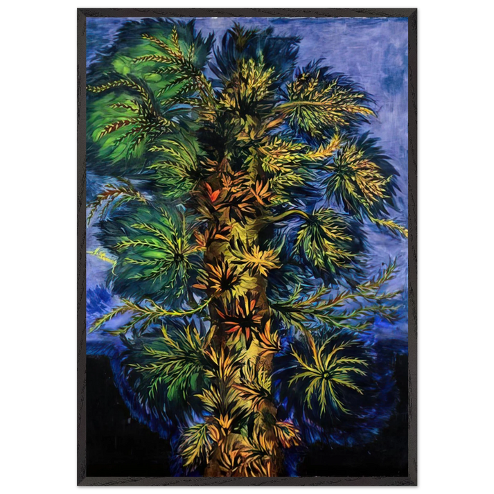 Tree - 1930 - Seraphine Louis 70x100 cm / 28x40 inches Framed Art Print – Black Wooden Frame