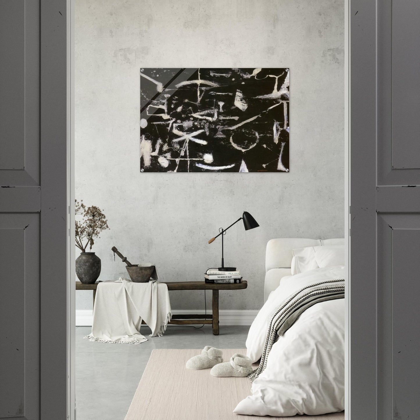 Untitled - Art Informel - Jiro Yoshihara Acrylic Print - 70x100 cm / 28x40″ inches