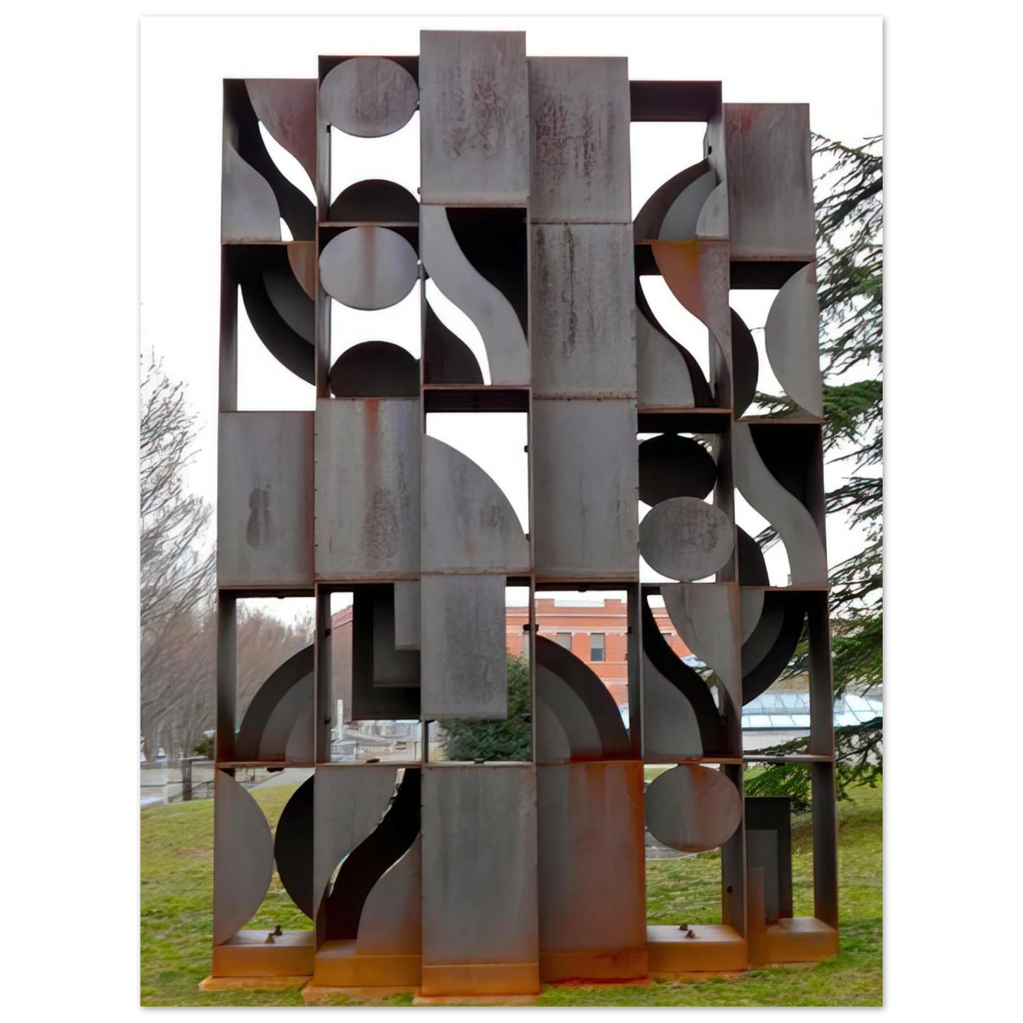Louise Nevelson - ATMOSPHERE AND ENVIRONMENT X 1969  75x100 cm / 30x40inches Fine Art Poster