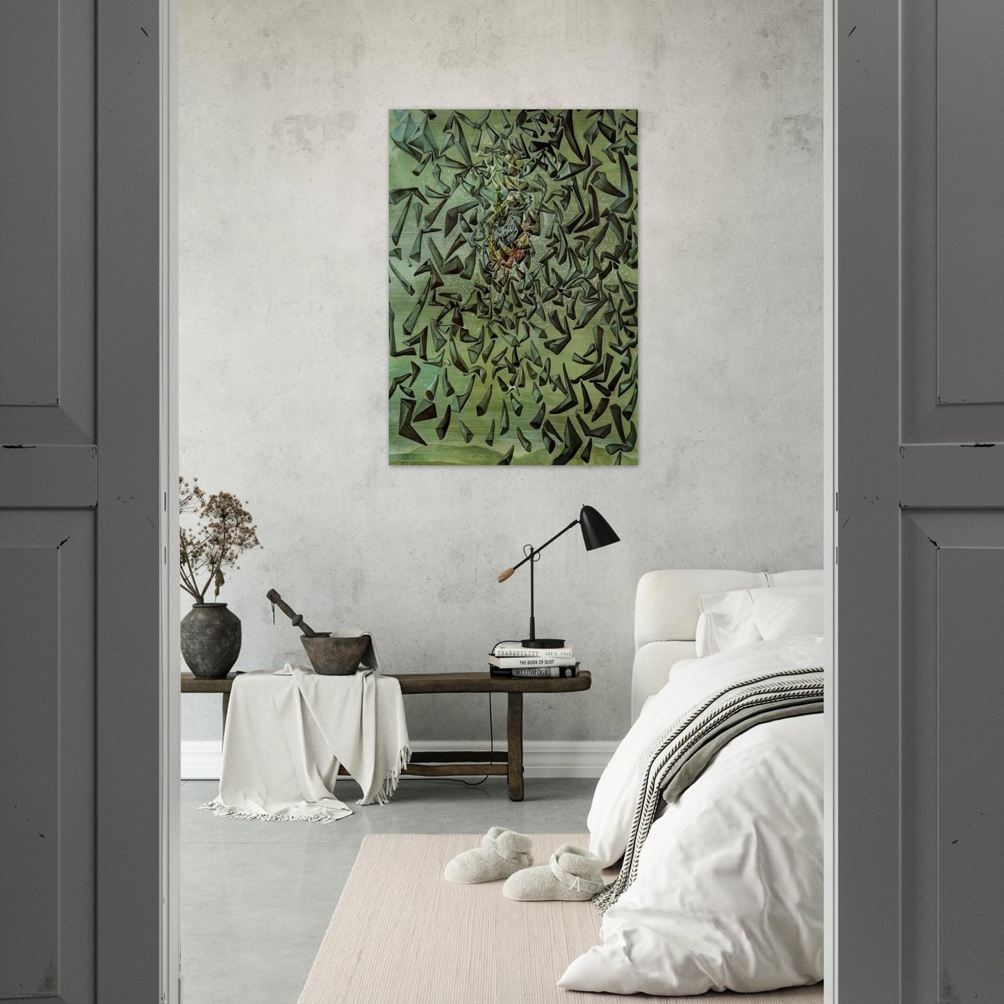 ASCENSIONIST SAINT CECILIA - Salvador Dali Brushed Aluminum Print - 70x100 cm / 28x40 inches | Salvador Dali Aluminum Print | Salvador Dali Prints