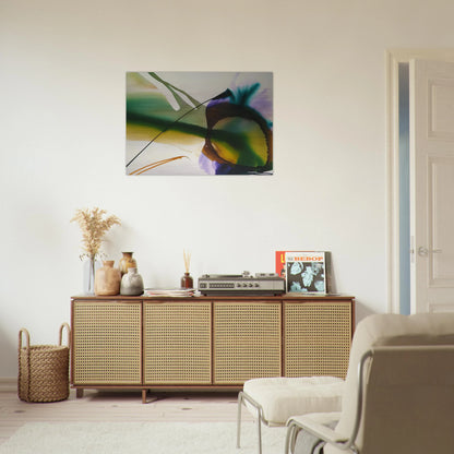 Phenomena Amber Sight - Paul Jenkins Brushed Aluminum Print - 70x100 cm / 28x40 inches | Paul Jenkins Aluminum Print | Paul Jenkins Prints