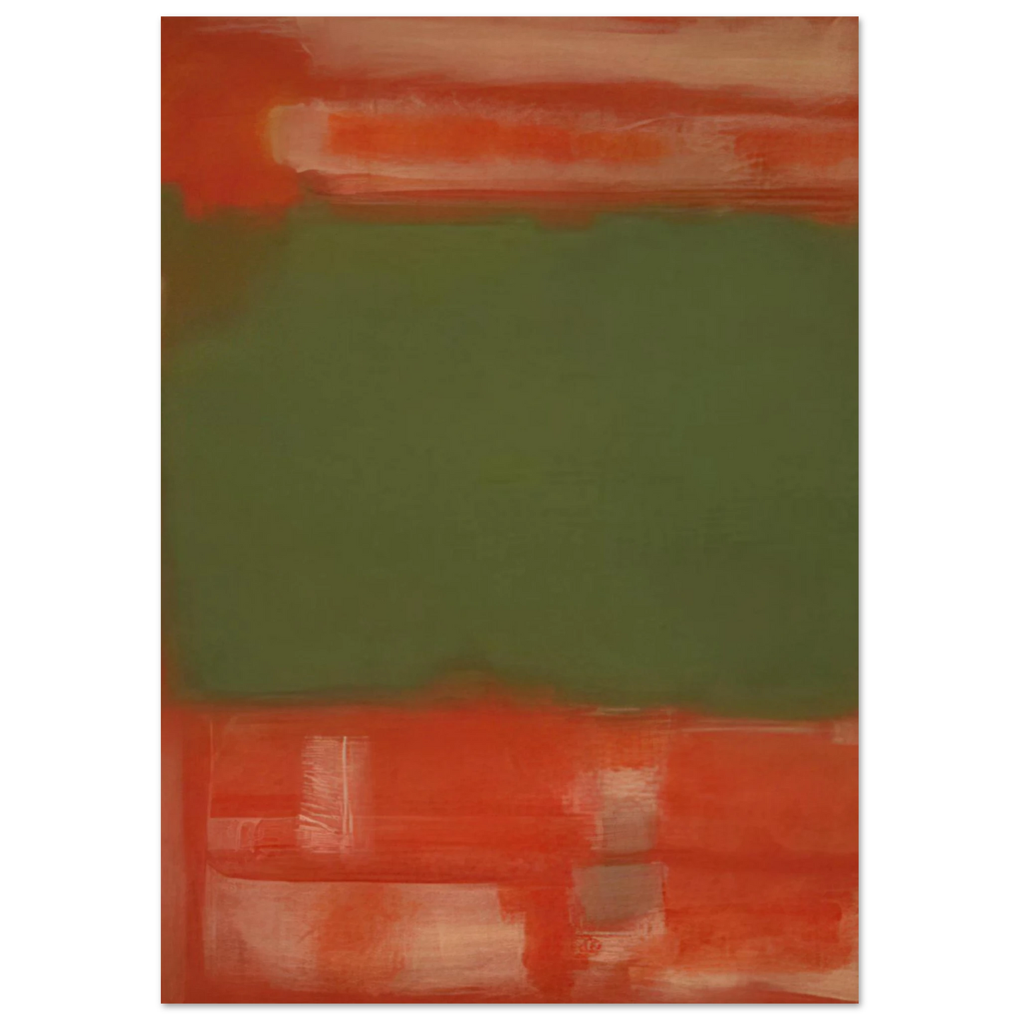 Mark Rothko - No.24 - 1949 Wall Art - 30x40 cm / 12x16 inches - Premium Wooden Framed Poster With Fine Art Paper-canvas - Wood frame