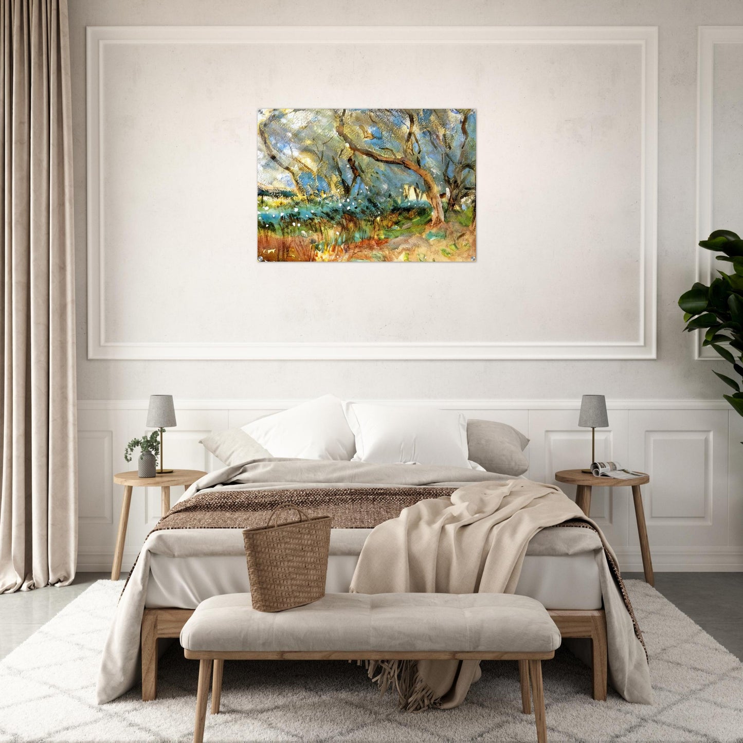 Landscape - John Singer Sargent Acrylic Print - 70x100 cm / 28x40″ inches | John Singer Sargent Wall Art | John Singer Sargent Prints