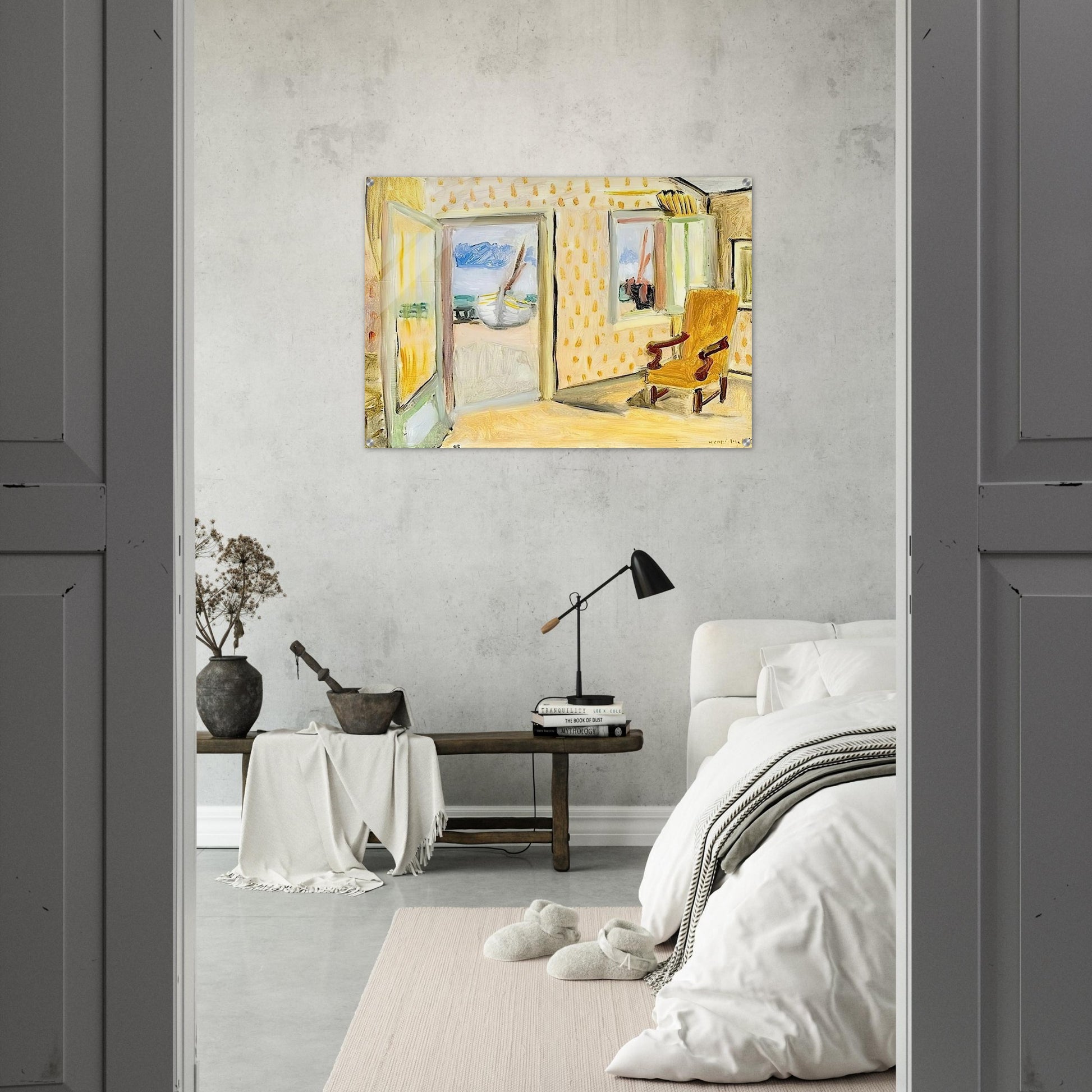 INTERIOR OPEN DOOR 1920 - Henri Matisse Acrylic Print - 70x100 cm / 28x40″ inches