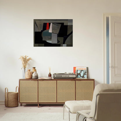 1934-6 painting - still life - 1936 - Ben Nicholson Brushed Aluminum Print - 70x100 cm / 28x40 inches | Ben Nicholson Aluminum Print | Ben Nicholson Prints