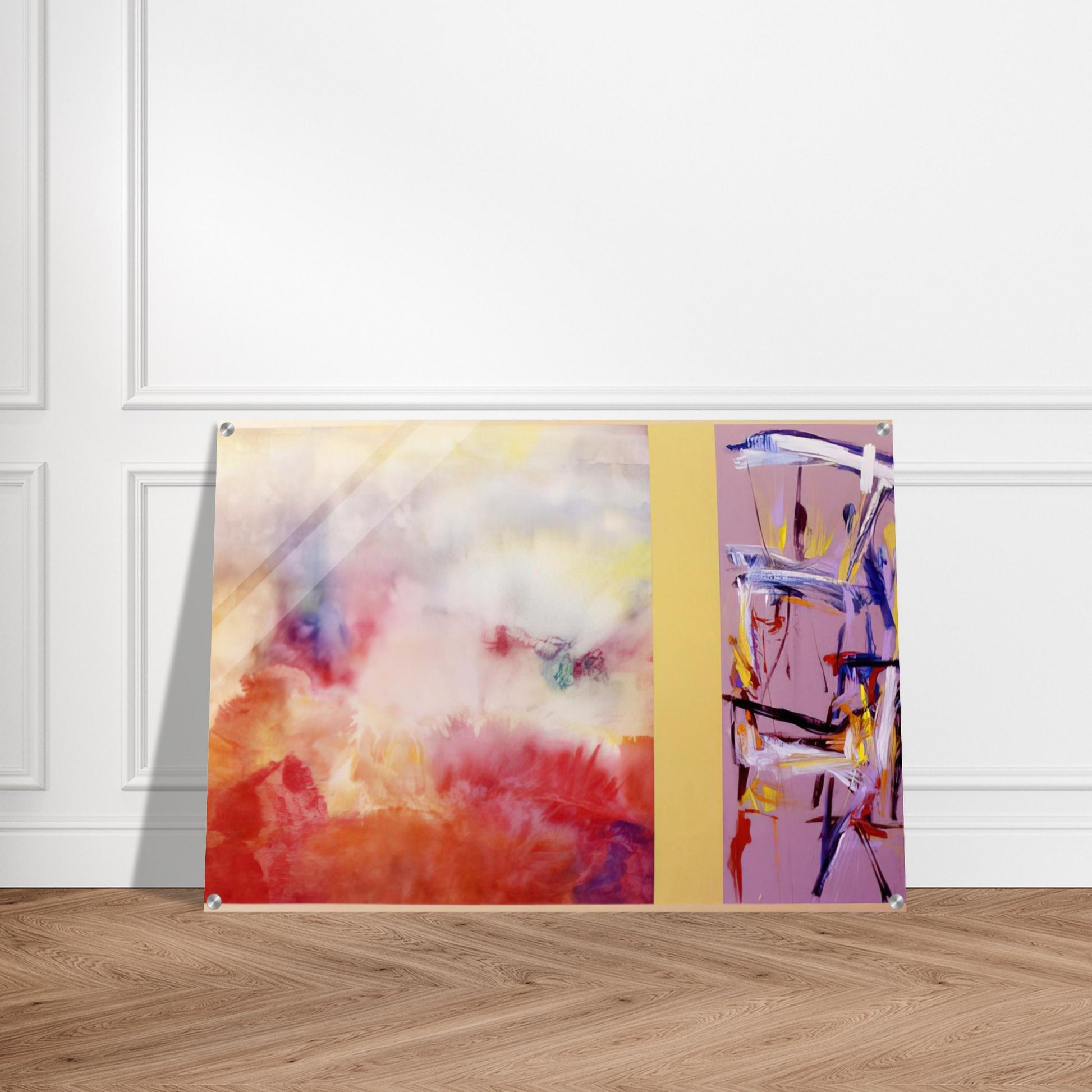 Ancient Jerusalem - 1992 - Ronnie Landfield Acrylic Print - 70x100 cm / 28x40″ inches | Ronnie Landfield Wall Art | Ronnie Landfield Prints