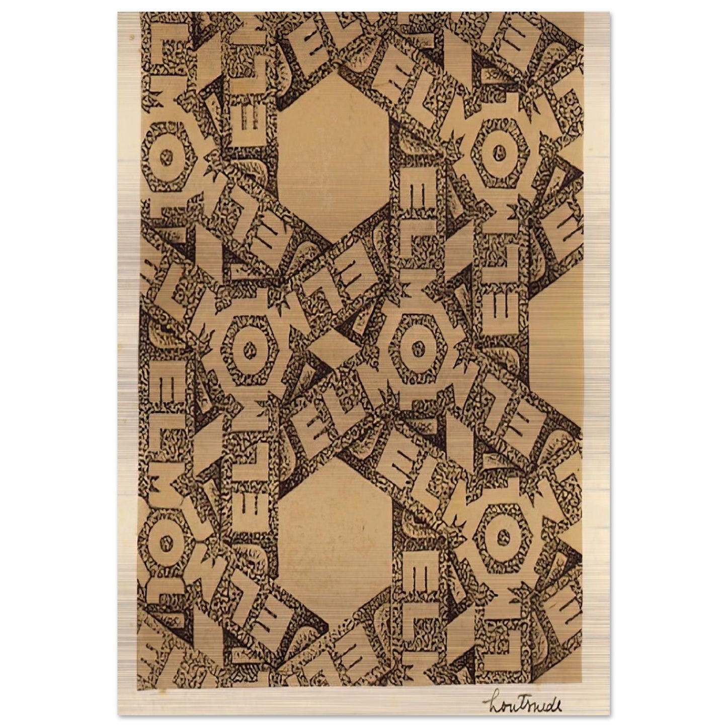 ESCHER (21) - MC Escher Brushed Aluminum Print - 70x100 cm / 28x40 inches | MC Escher Aluminum Print | MC Escher Prints