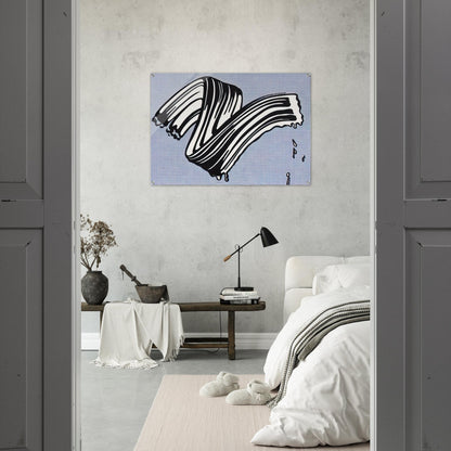 WHITE BRUSHSTROKE I 1965 - Roy Lichtenstein Acrylic Print - 70x100 cm / 28x40″ inches