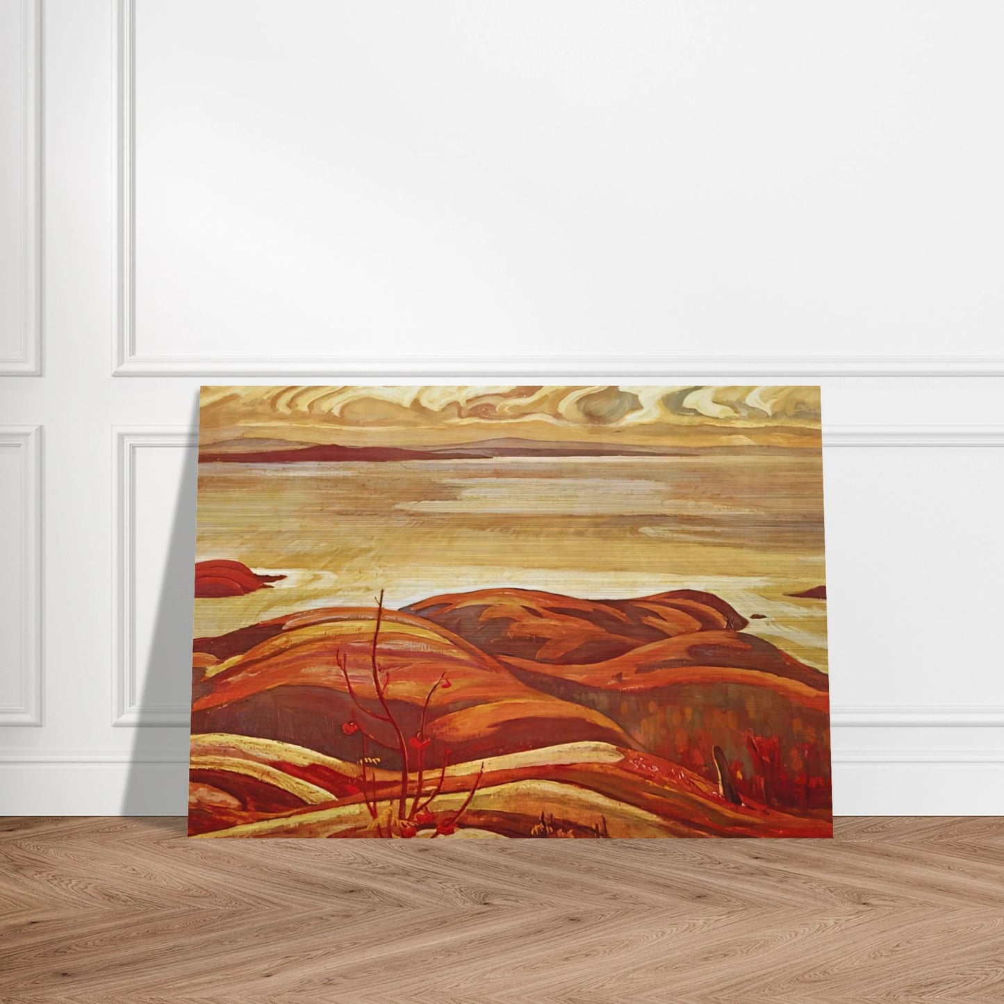 North Shore, Lake Superior - 1926 - A.Y. Jackson Brushed Aluminum Print - 70x100 cm / 28x40 inches | A.Y. Jackson Aluminum Print | A.Y. Jackson Prints