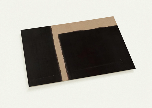 Burnt Umber  Ultramarine Blue - 1998 By Yun Hyong-keun Pack of 10 Post Cards | Yun Hyong-keun Post Cards | A6 (10.5 x 14.8 cm) - 4.1 x 5.8 inches