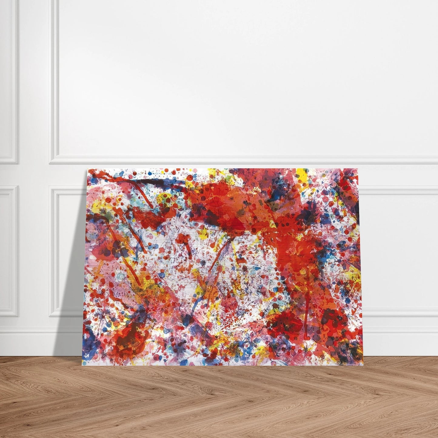 And Pink - Sam Francis Brushed Aluminum Print - 70x100 cm / 28x40 inches | Sam Francis Aluminum Print | Sam Francis Prints