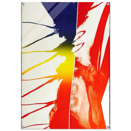 Continental Divide - Paul Jenkins Acrylic Print - 70x100 cm / 28x40″ inches