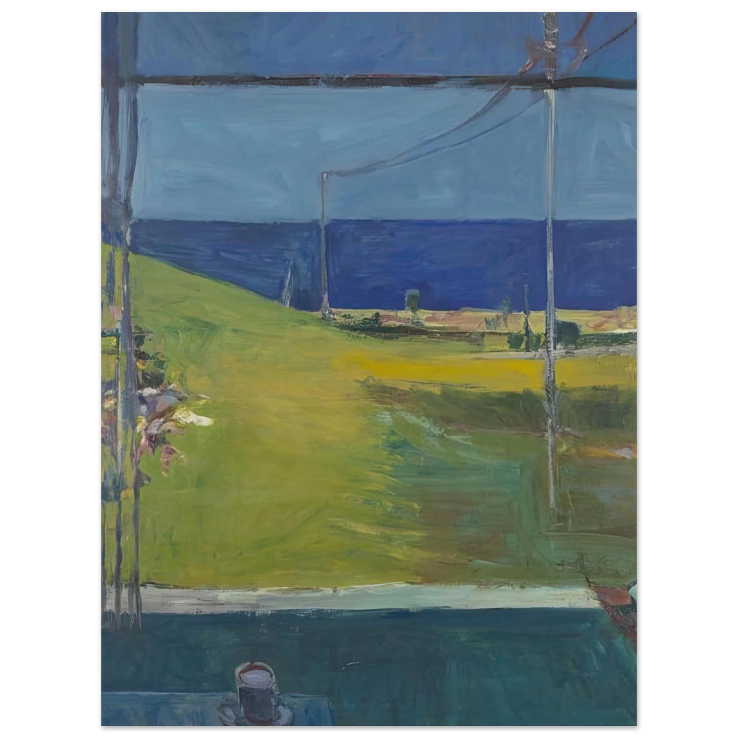 Richard Diebenkorn - Ocean from a Window  75x100 cm / 30x40inches Fine Art Poster