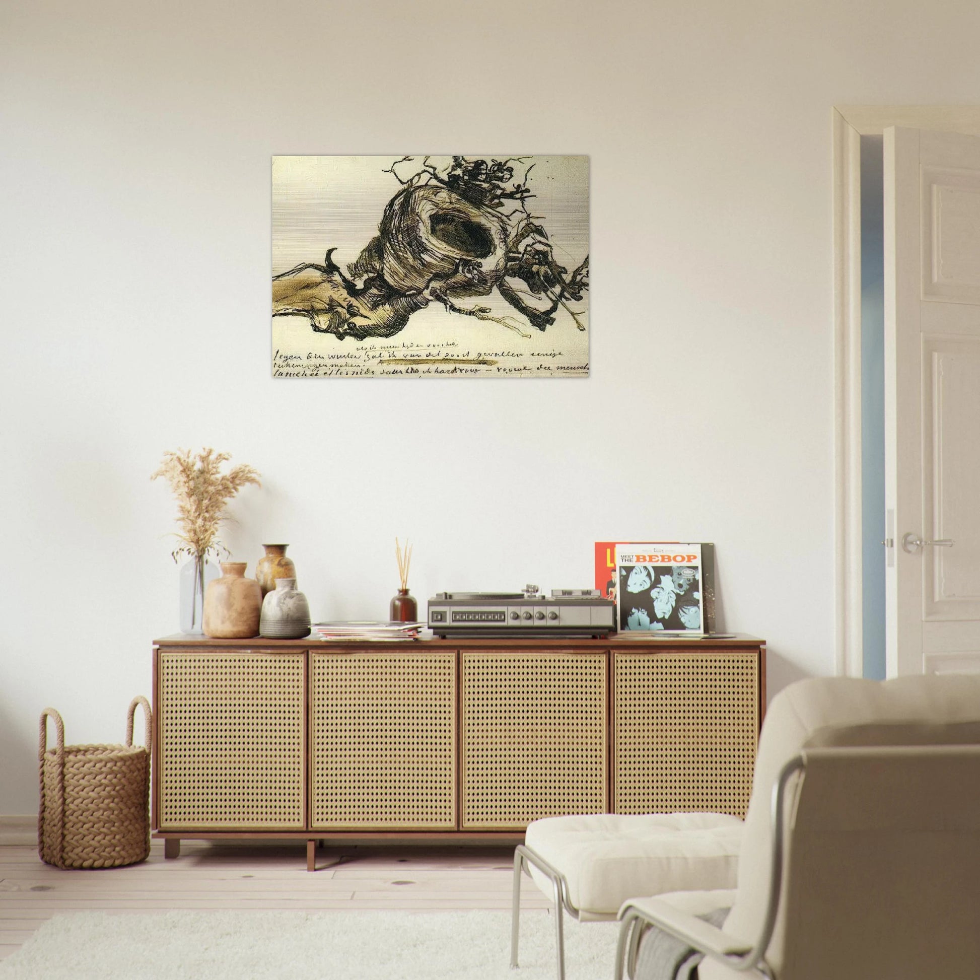Bird's Nest - Vincent van Gogh Brushed Aluminum Print - 70x100 cm / 28x40 inches | Vincent van Gogh Aluminum Print | Vincent van Gogh Prints