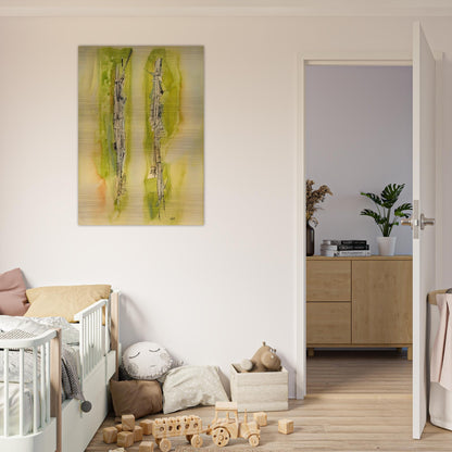 Untitled - 1940 - Wols Brushed Aluminum Print - 70x100 cm / 28x40 inches | Wols Aluminum Print | Wols Prints