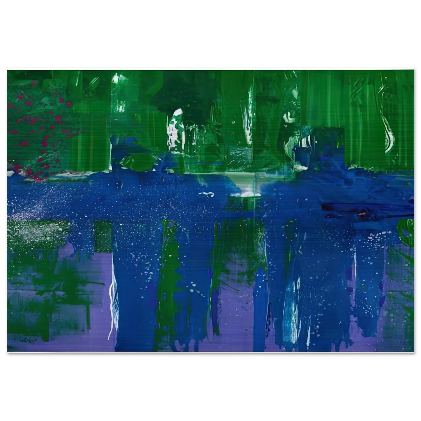 Grotto, 1990- - Helen Frankenthaler Brushed Aluminum Print - 70x100 cm / 28x40 inches | Helen Frankenthaler Aluminum Print | Helen Frankenthaler Prints