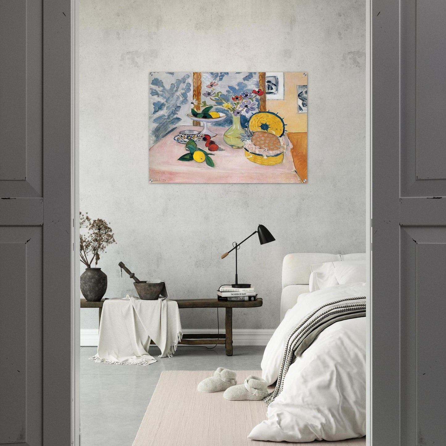 STILL LIFE WITH PINEAPPLES - Henri Matisse Acrylic Print - 70x100 cm / 28x40″ inches