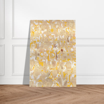 Hieroglyphs No. 12 - Lee Krasner Brushed Aluminum Print - 70x100 cm / 28x40 inches | Lee Krasner Aluminum Print | Lee Krasner Prints