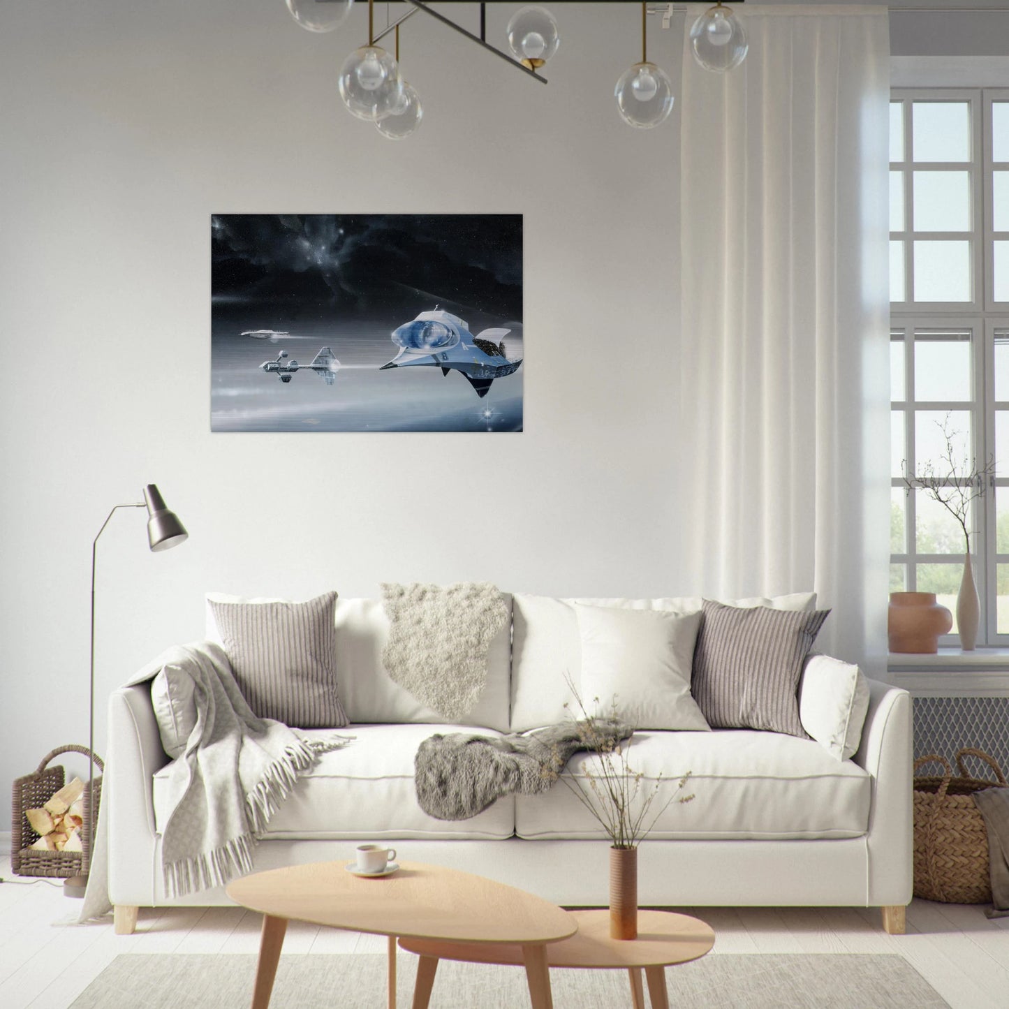 Chris Foss - Chris Foss Brushed Aluminum Print - 70x100 cm / 28x40 inches | Chris Foss Aluminum Print | Chris Foss Prints