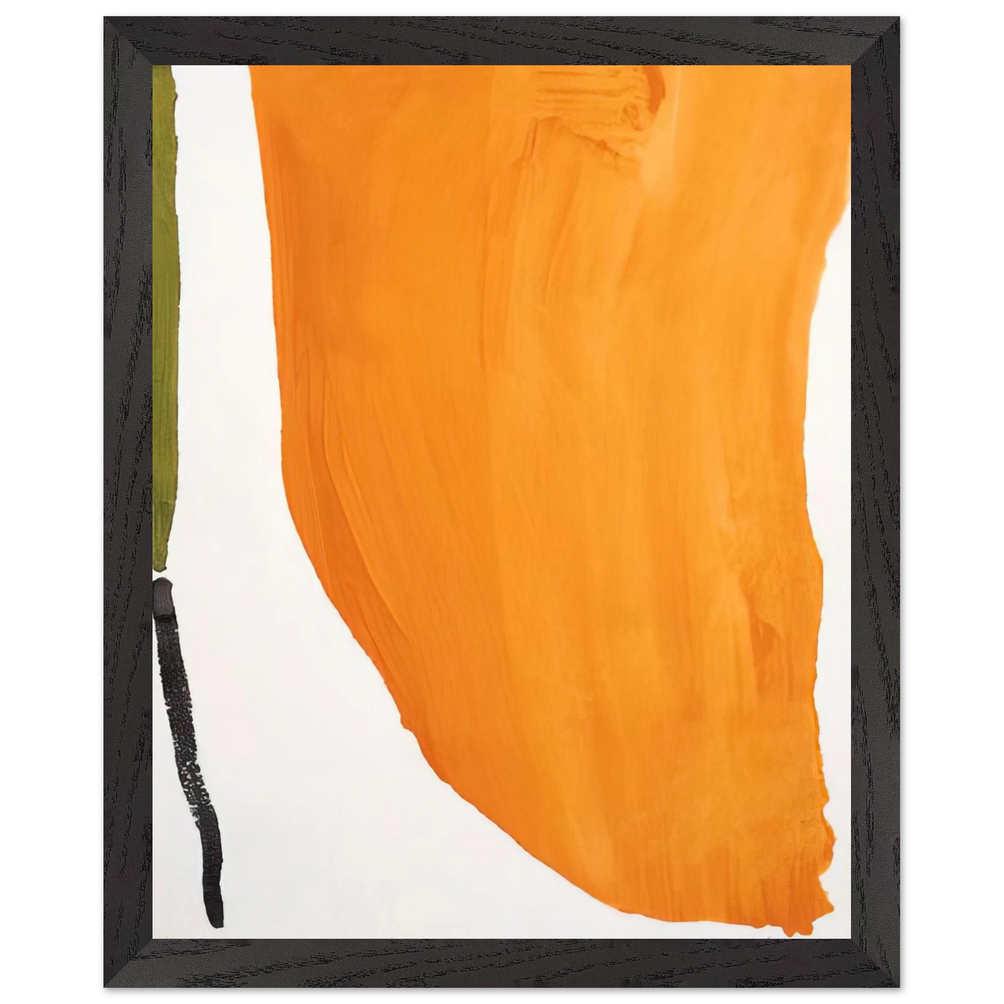 Helen Frankenthaler - Orange Downpour - 1970 Wall art - 70x100 cm / 28x40 inches - Fine Art Poster-canvas - -