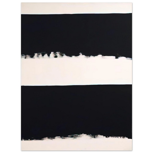 Pierre Soulages - Gouache 2004 B-7 - 2004  75x100 cm / 30x40inches Fine Art Poster