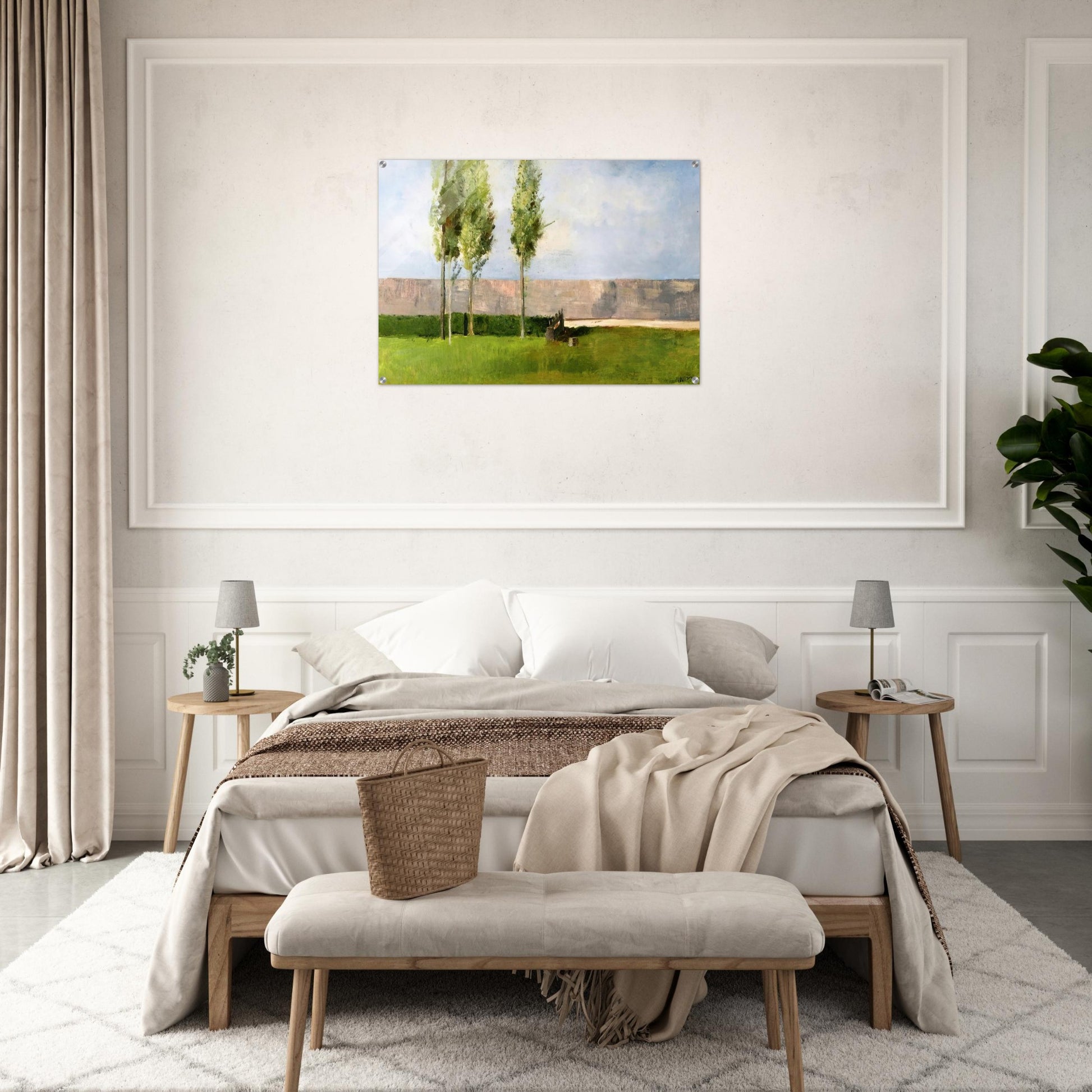 THE MEADOW - Odilon Redon Acrylic Print - 70x100 cm / 28x40″ inches | Odilon Redon Wall Art | Odilon Redon Prints
