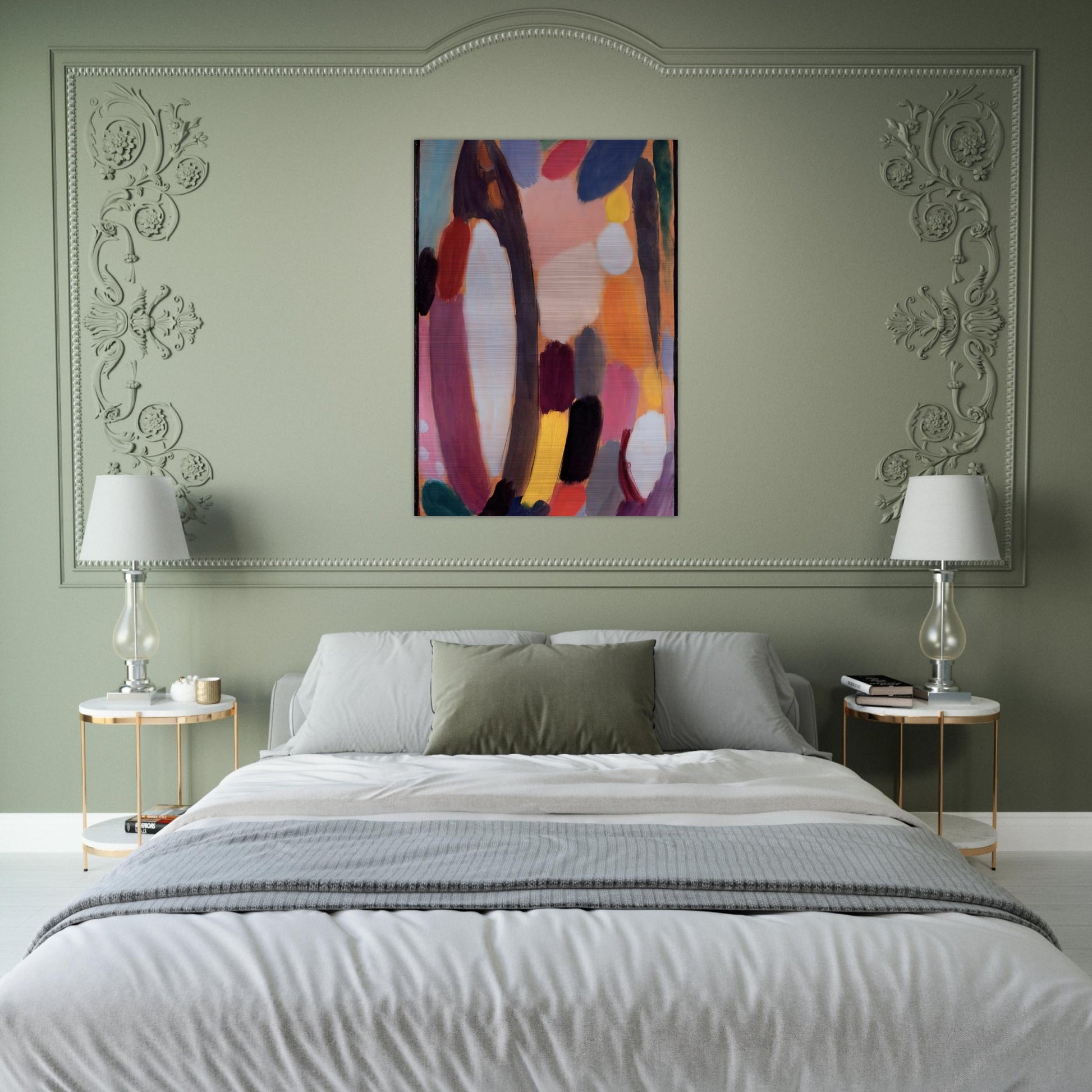 VARIATION 1918 - Alexej von Jawlensky Brushed Aluminum Print - 70x100 cm / 28x40 inches | Alexej von Jawlensky Aluminum Print | Alexej von Jawlensky Prints