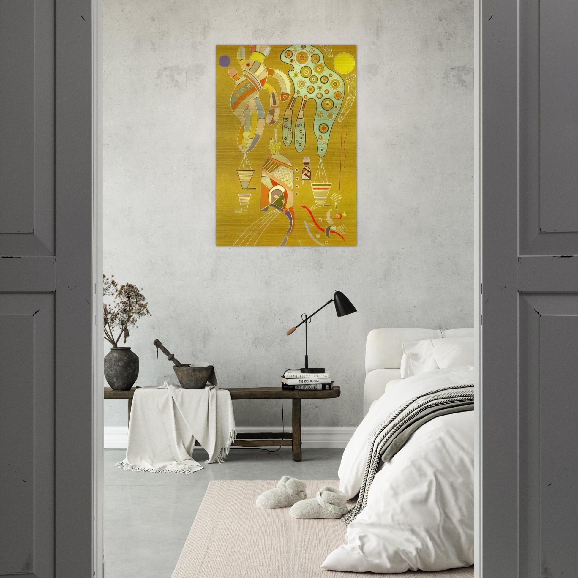UNTITLED 1941 - Wassily Kandinsky Brushed Aluminum Print - 70x100 cm / 28x40 inches | Wassily Kandinsky Aluminum Print | Wassily Kandinsky Prints