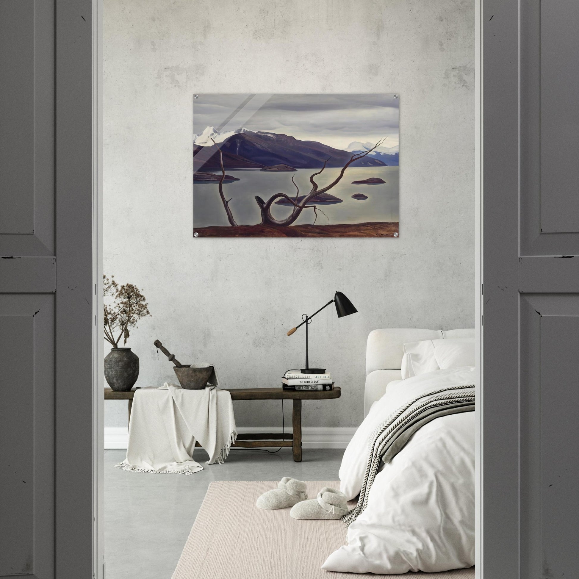 Admiralty Sound, Tierra Del Fuego - Rockwell Kent Acrylic Print - 70x100 cm / 28x40″ inches | Rockwell Kent Wall Art | Rockwell Kent Prints