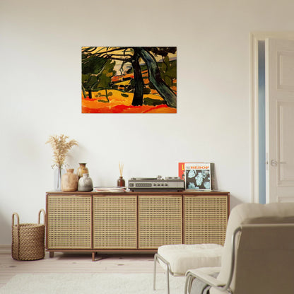 LANDSCAPE 1907 1 - Andre Derain Brushed Aluminum Print - 70x100 cm / 28x40 inches | Andre Derain Aluminum Print | Andre Derain Prints
